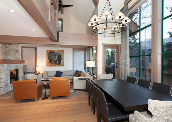 Northern Lights 27 | Luxe Townhome With Private Hot Tub, Mountain Views & Media Den