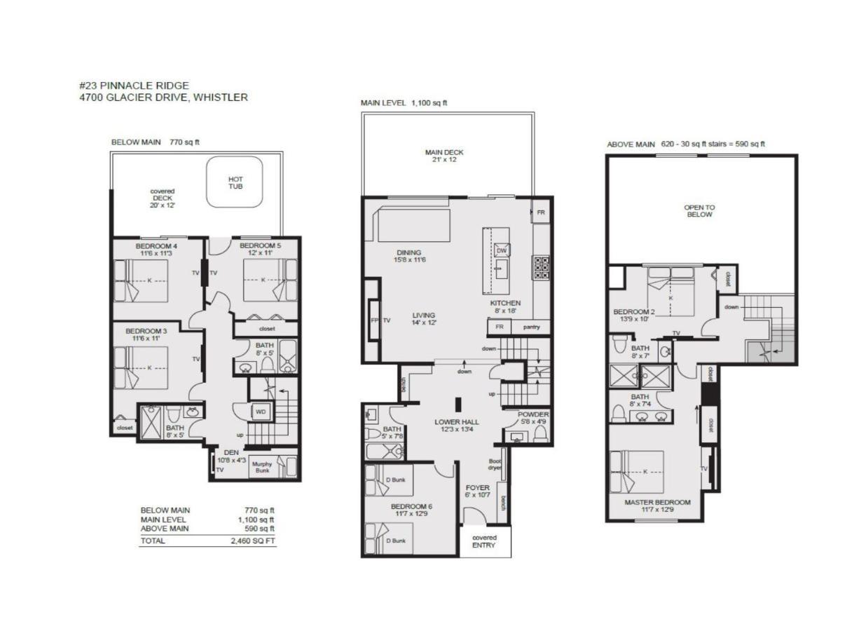 Holiday home Pinnacle Ridge 23 - In Out, Newly Renovated, Private Hot Tub, Gas Fireplace *