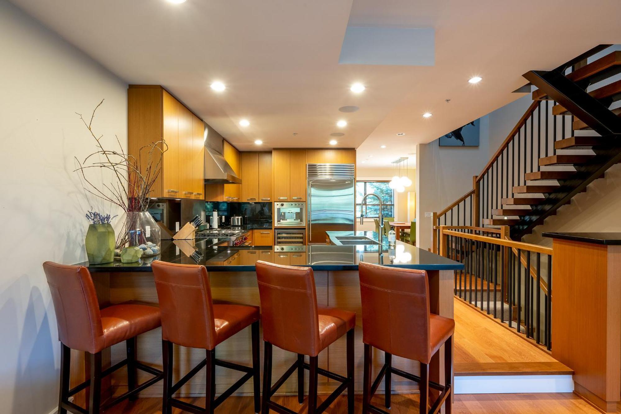 West Coast Style 4-bedroom, 3-bathroom, Mountain View Townhome Whistler