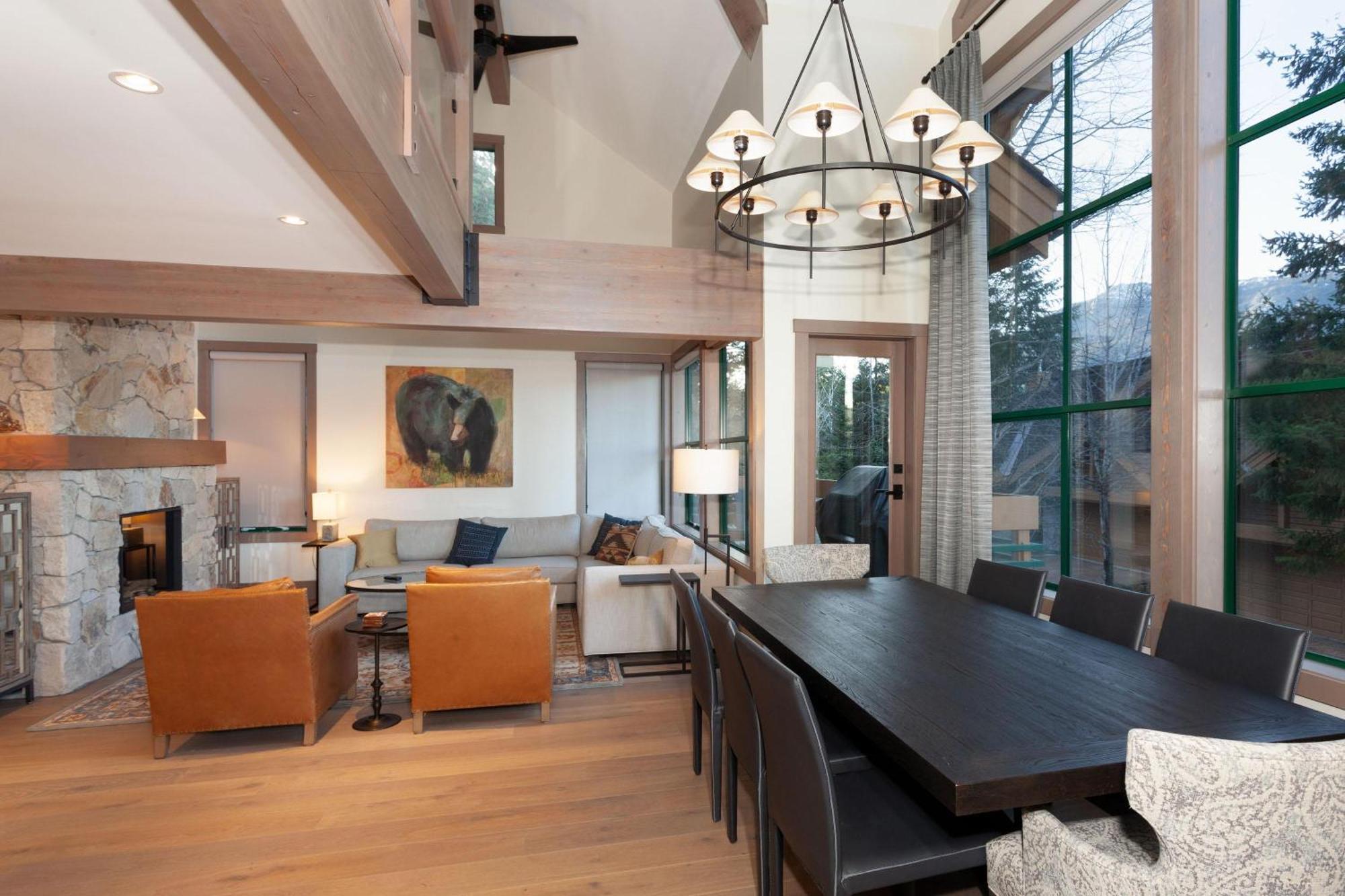 Northern Lights 27 | Luxe Townhome With Private Hot Tub, Mountain Views & Media Den Whistler