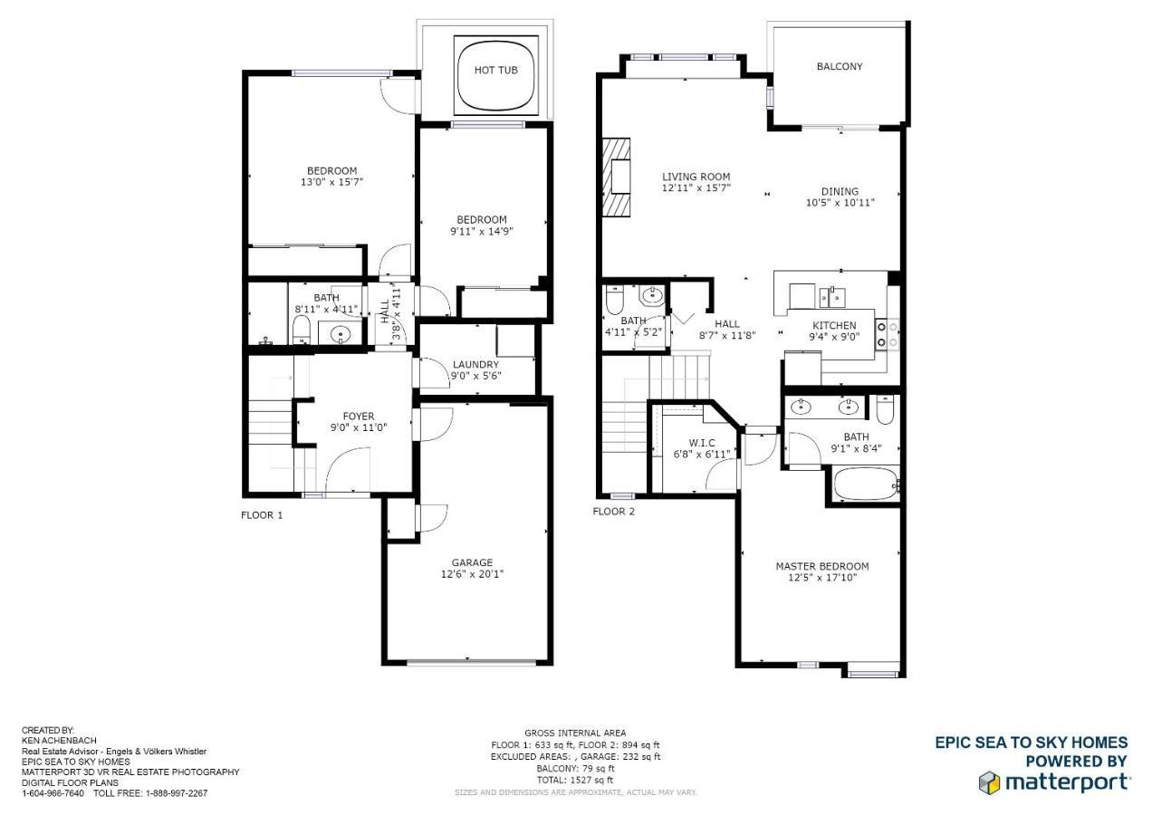 Peaceful With Private Hot Tub And Garage By Harmony Holiday home Whistler