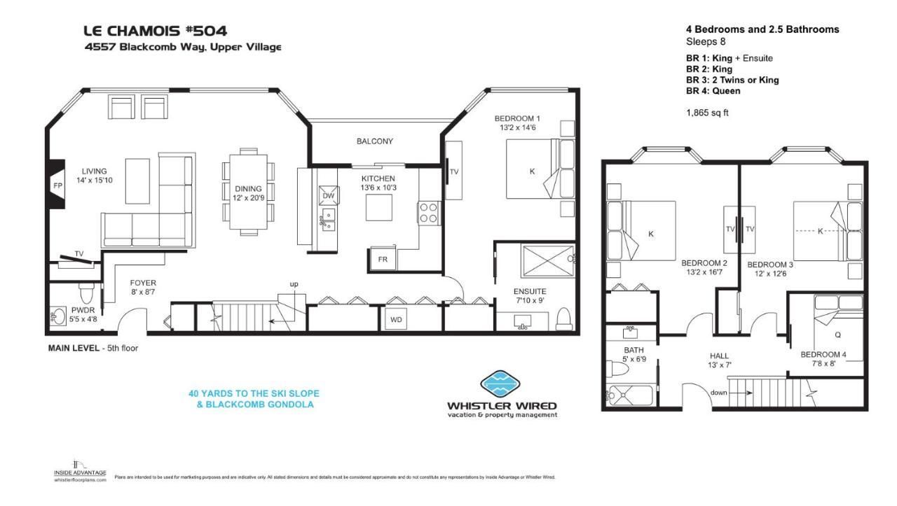 Le Chamois 504 - Upper Village Apartment Whistler