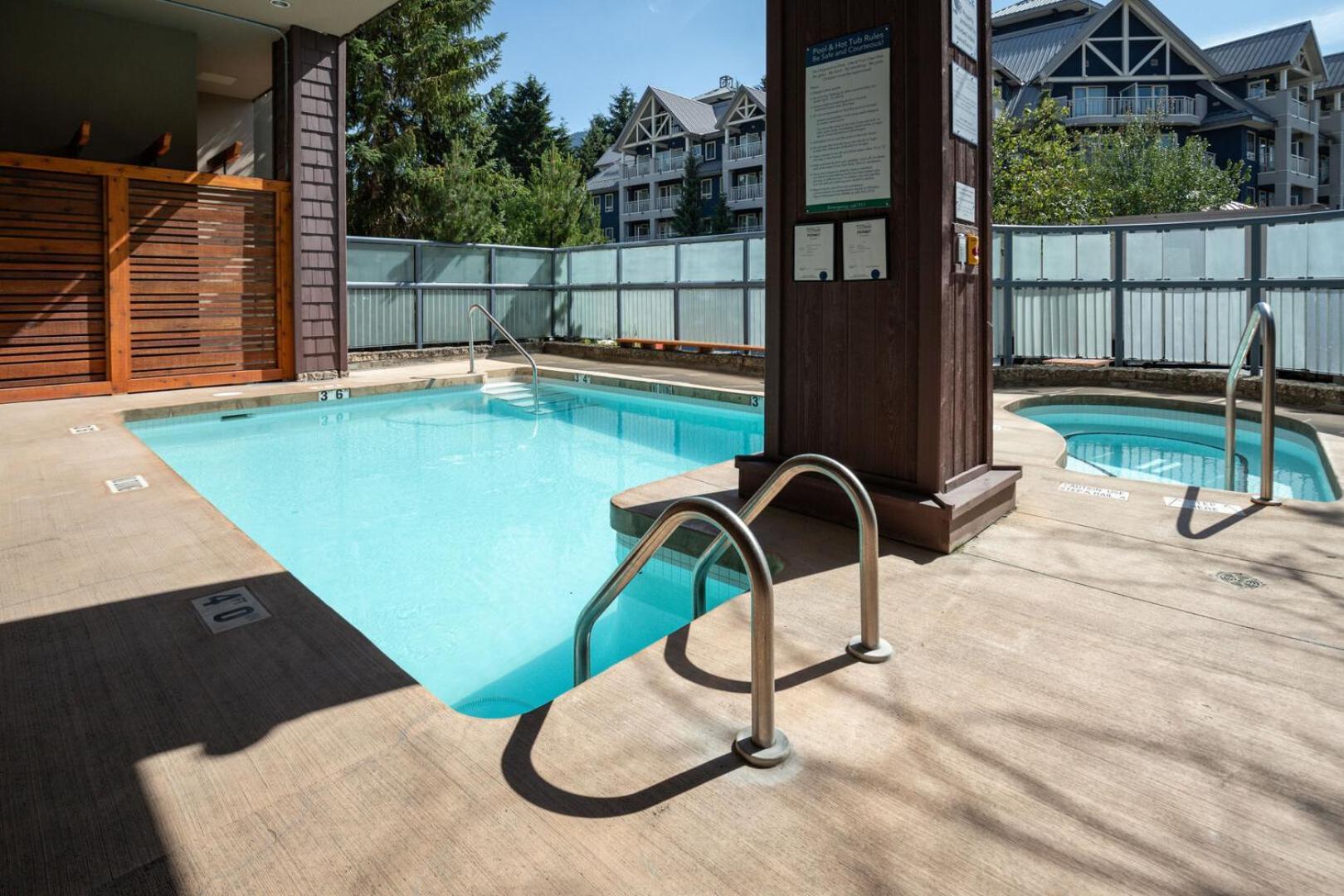 Olympic Plaza Views With Pool And Hot Tub By Harmony Whistler