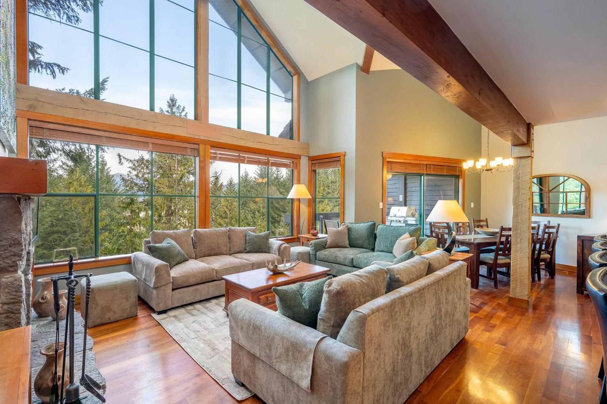 Northern Lights 15 | Family-sized Townhome W/ Sunken Hot Tub, Fireplace & Media Den * Whistler